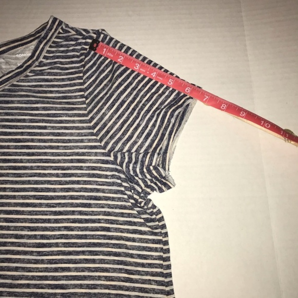 Sonoma Goods For Life Short Sleeve Striped Shirt - Picture 8 of 9